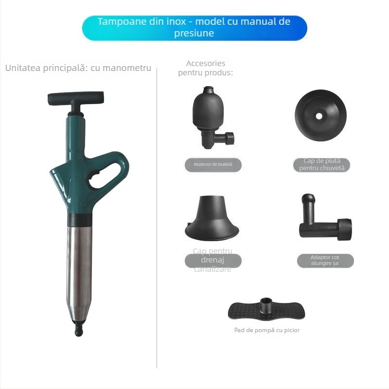 Deblocator de toaletă prin aspirație — complet automat, sistem integrat, ABS, Quick Pass, Wen'an, Hebei, 2018