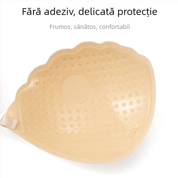 Benzi adezive pentru sâni, din nylon dantelat, Push-Up, formă patru petale, subțiri și respirabile, invizibile