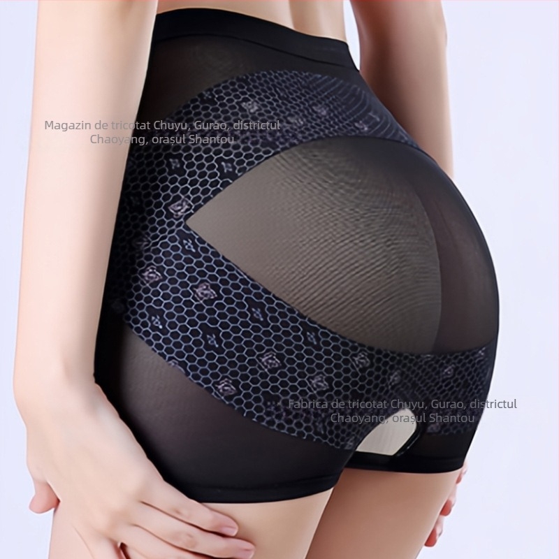 Shapewear feminin cu talie înaltă pentru perioada postpartum, controlul abdomenului și ridicarea șoldurilor, model subțire, poliester 80–90% cu căptușeală din bumbac