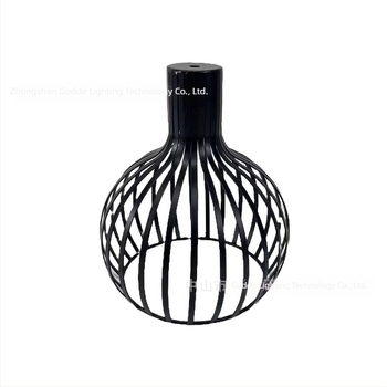 Abajur metalic în formă de cușcă pentru lampă — metal, potrivit pentru hoteluri și cafenele, personalizabil, origine Zhongshan