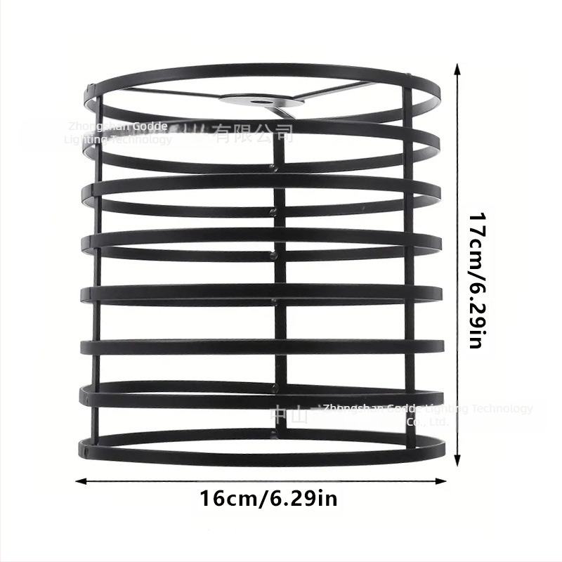 Abajur metalic în formă de cușcă pentru lampă — metal, potrivit pentru hoteluri și cafenele, personalizabil, origine Zhongshan