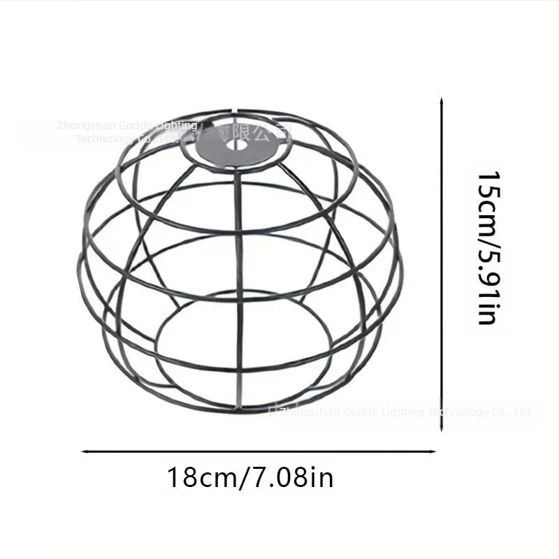 Abajur metalic în formă de cușcă pentru lampă — metal, potrivit pentru hoteluri și cafenele, personalizabil, origine Zhongshan