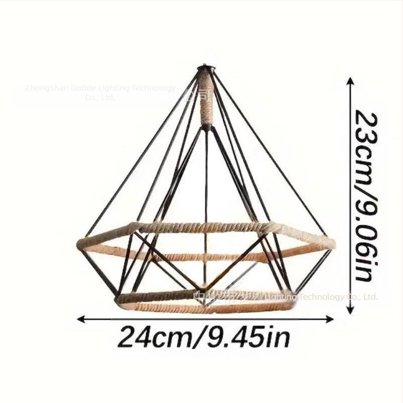 Abajur metalic în formă de cușcă pentru lampă — metal, potrivit pentru hoteluri și cafenele, personalizabil, origine Zhongshan