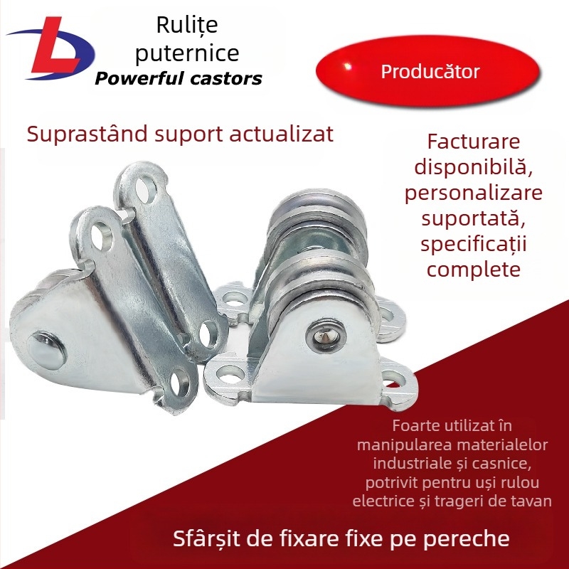 Tambur electric FSS pentru perdeaua de tavan a piscinei, cu role fixe, suspendate, de tracțiune și roată de inversare