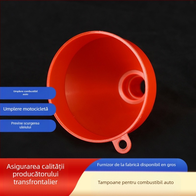 Con de ulei cu tub lung pentru alimentarea autoturismelor și motocicletelor – PP+PE, Zhongkai