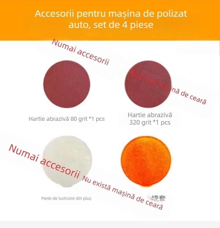 Dispozitiv de polisare și ceară pentru autoturisme cu încărcare wireless (Basdeo, ABS+metal, 80W, model TR-5002)