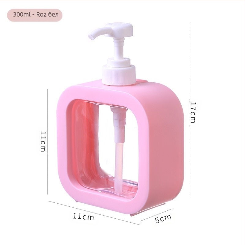 Sticlă plastică dozatoare pentru baie cu pompă – pentru săpun de mână, gel de duș, emulsii cosmetice și toner