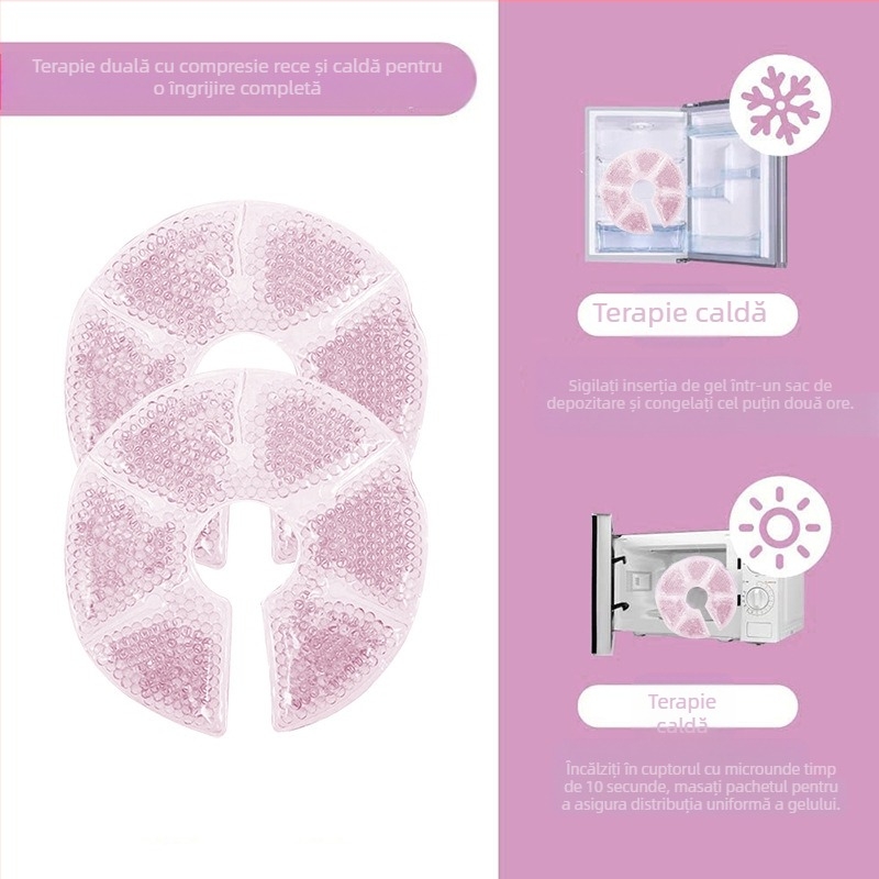 Dischete pentru sâni cu compresie caldă și rece pentru alăptare, 310 g per pereche, 40–50 perechi în cutie