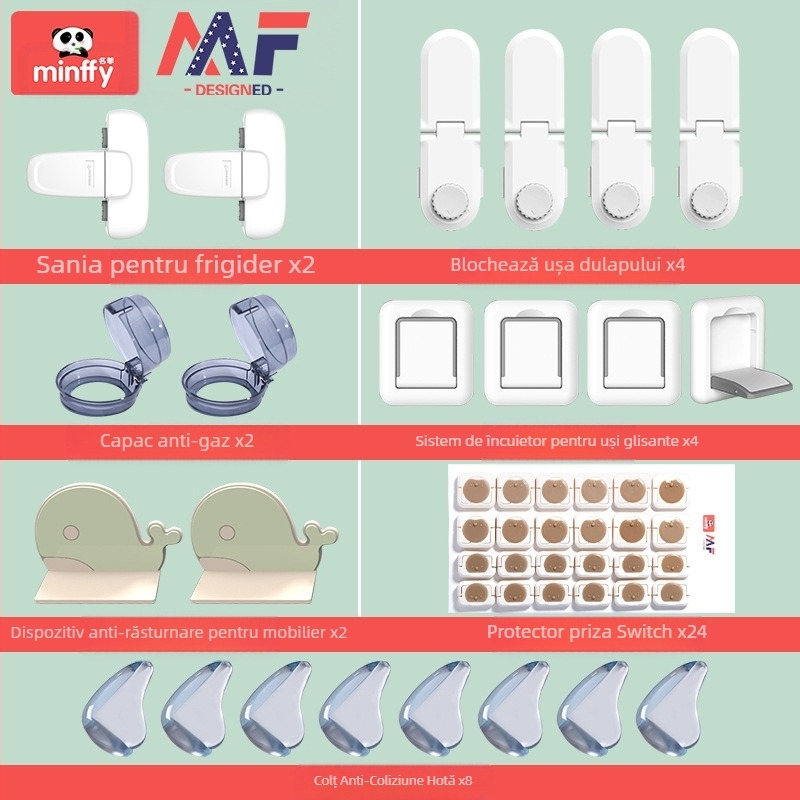 Zăvor pentru capacul de toaletă pentru bebeluși – Siguranță pentru copii, clemă de blocare, lanț anti-deschidere (Import: Nu; Brand: Altul; Origine: Niciuna; Ambalaj: Altul; Cod de bare: Altul)