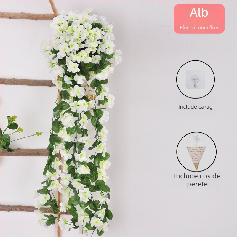 Viță cu flori de mătase (varietate Violet; utilizare: Alte; decor pentru perete - artă florală suspendată)
