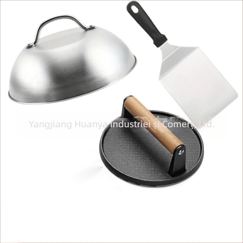 Set de unelte pentru grătar, 3 piese, oțel inoxidabil, brand Huanya