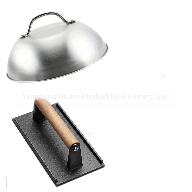 Set de unelte pentru grătar, 3 piese, oțel inoxidabil, brand Huanya