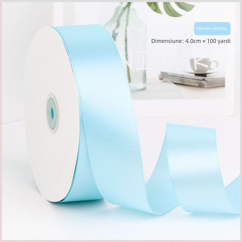 Boming panglică poliester – DIY pentru ambalarea florilor și a prăjiturilor, panglică decorativă