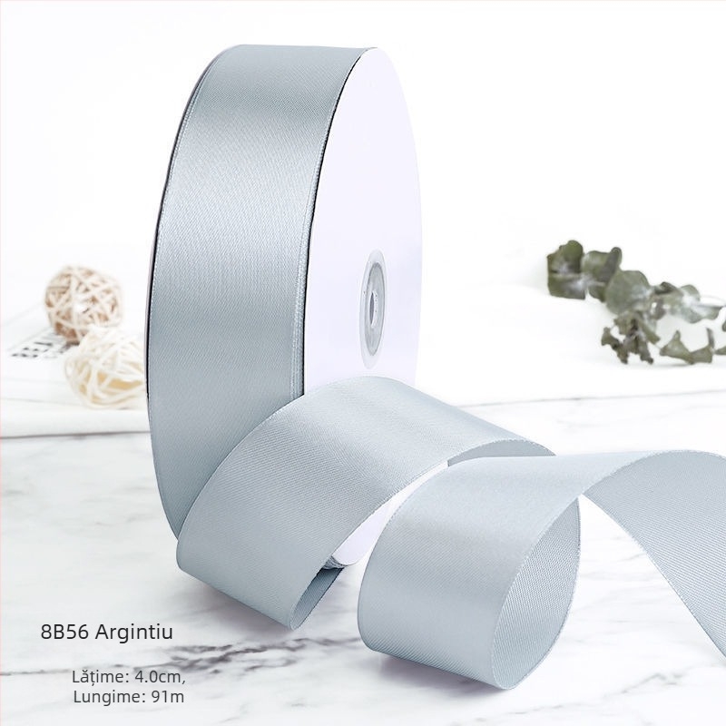 Boming panglică poliester – DIY pentru ambalarea florilor și a prăjiturilor, panglică decorativă