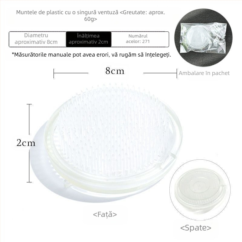 Jianshan bază din plastic pentru aranjamente florale, cu 3 ventuze