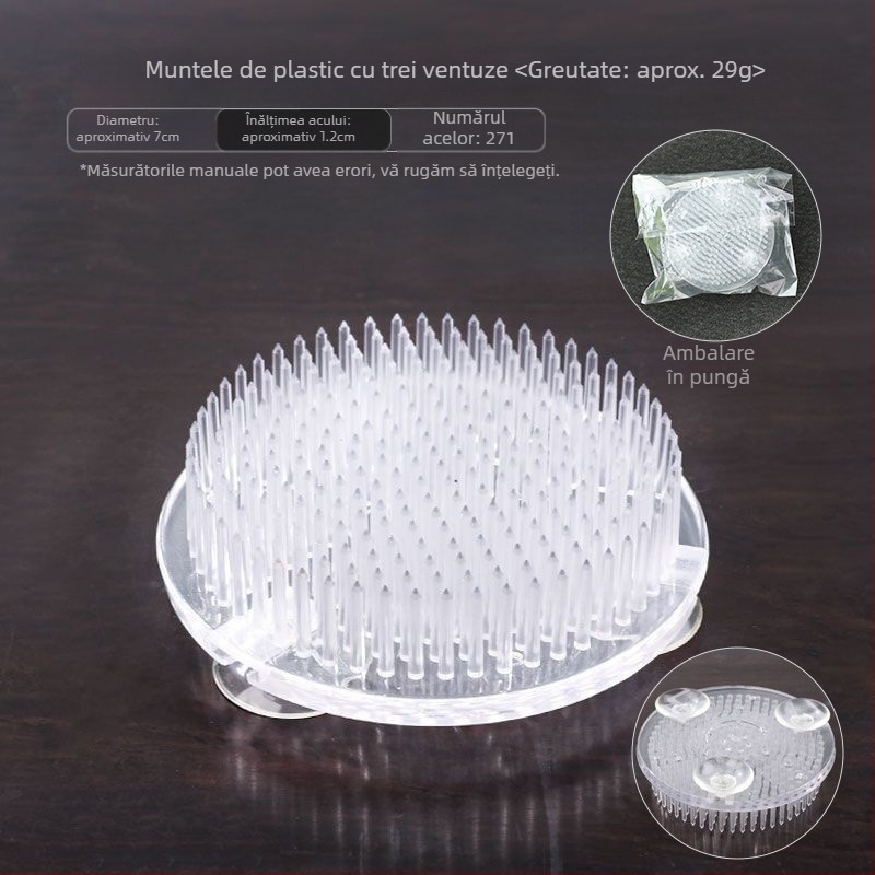 Jianshan bază din plastic pentru aranjamente florale, cu 3 ventuze