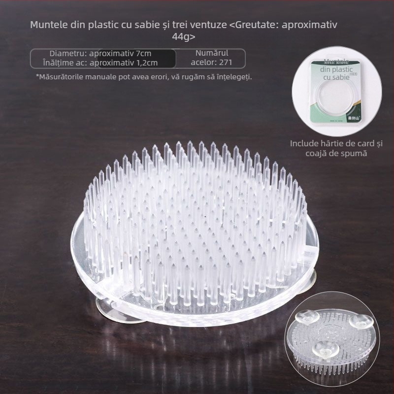 Jianshan bază din plastic pentru aranjamente florale, cu 3 ventuze