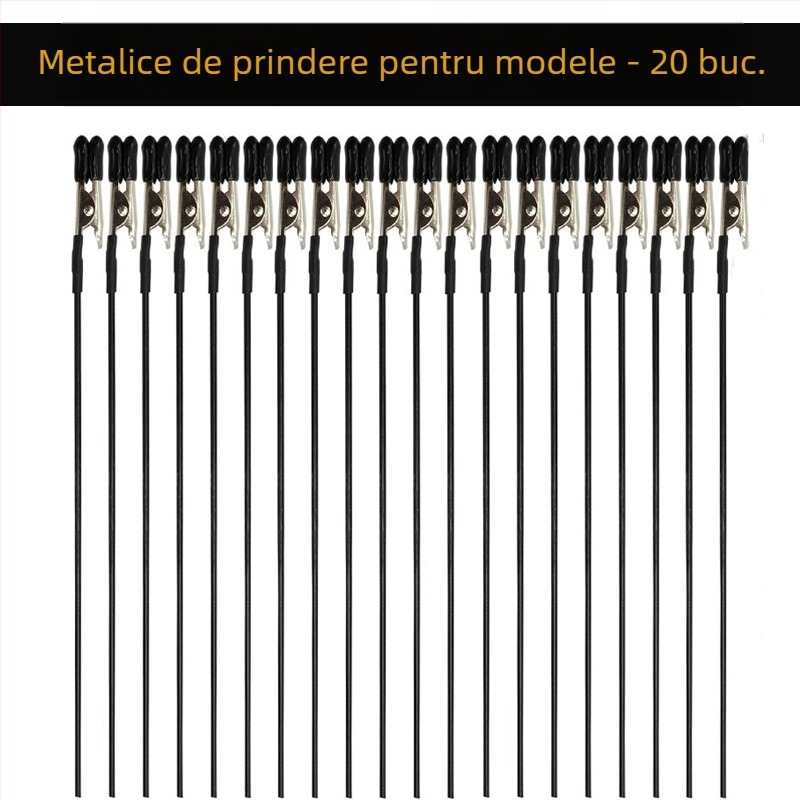 Clema pentru baza modelului Gundam, cu clemă crocodilă, clip de uscare și instrument de pulverizare pentru vopsire manuală