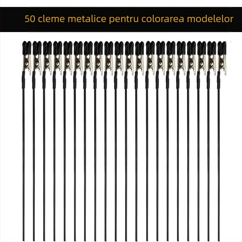 Clema pentru baza modelului Gundam, cu clemă crocodilă, clip de uscare și instrument de pulverizare pentru vopsire manuală