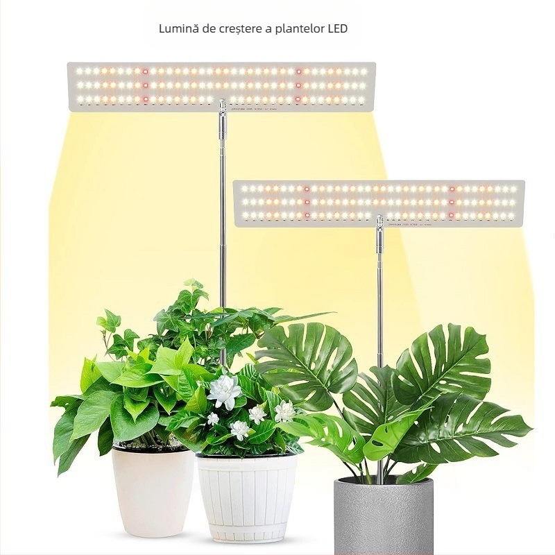 Lampa LED pentru creșterea plantelor cu spectru complet și placă Quantum Board pentru hidroponie, răsaduri, legume și flori, model 00011