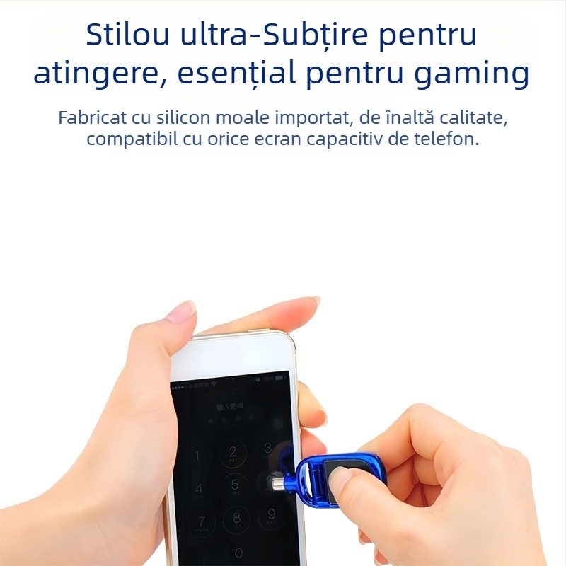 Stand 5 în 1 pentru telefon și tabletă cu stylus capacitiv și carcasă din plastic