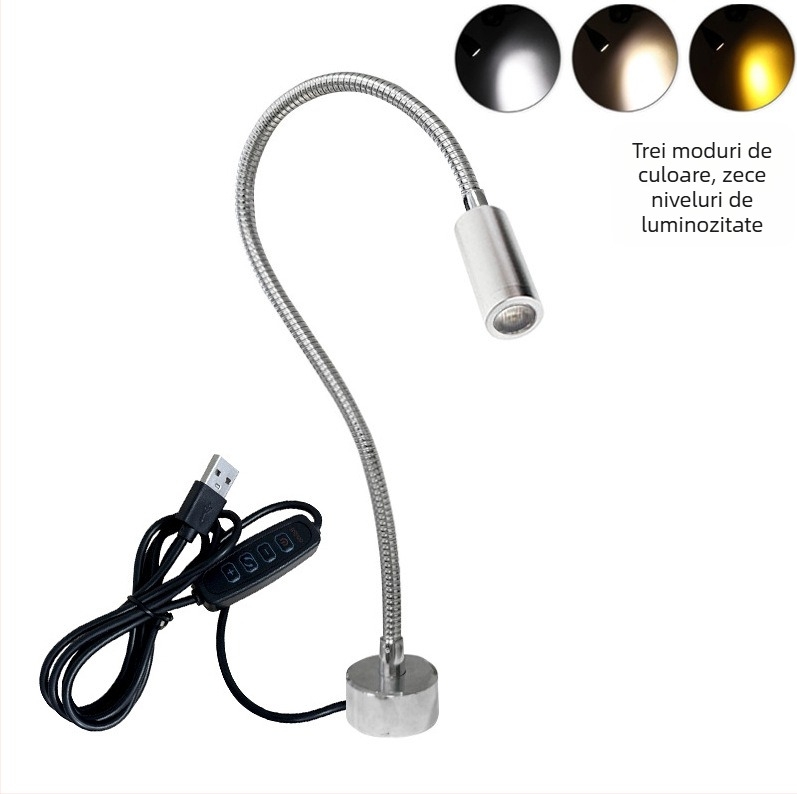 Spot LED clip cu corp din aluminiu, 5W–12W, CRI 80–89, ≤36V, întrerupător cu buton