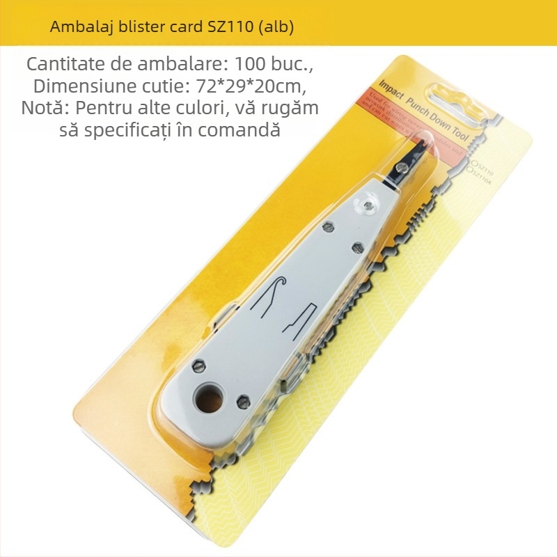 KD-1 Foarfă pentru cabluri pentru module de rețea – ABS + oțel unelte; Greutate 53 g; potrivit pentru panou 110 și module de rețea/telefon