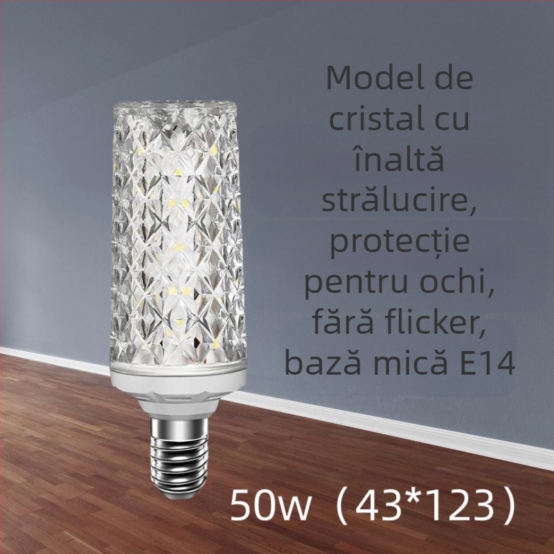 Lampă LED tip porumb pentru casă, model t2, 220 V, cip LED Sanan Optoelectronics, mărgele LED 2835, unghi fascicul 360°