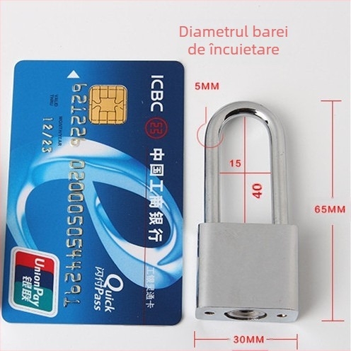 Lacăt pentru ușă, anti-furt, lacăt cu deschidere dreaptă, material: Altele, marcă: Altele, stil: Altele