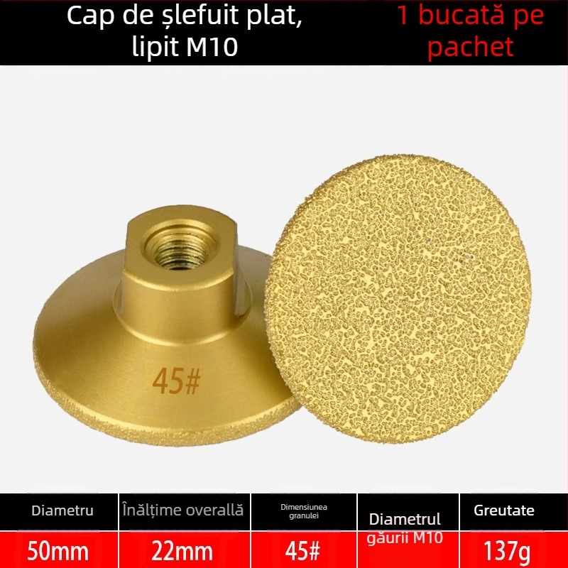 Melton MG025 Cap plat cu diamant Brazing pentru plăci, marmură și piatră – polizare