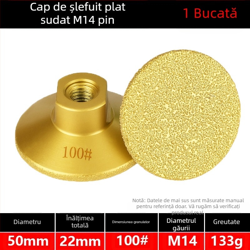 Melton MG025 Cap plat cu diamant Brazing pentru plăci, marmură și piatră – polizare