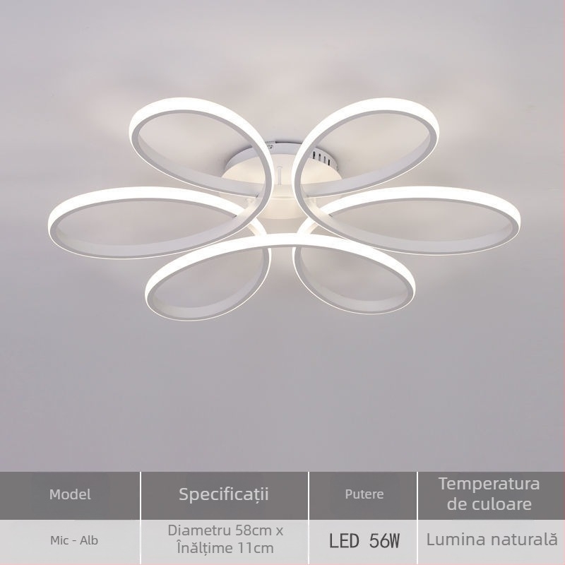 Lampă de plafon LED, model X079, 220V, rază de acoperire 15–30 m², CRI ≥95