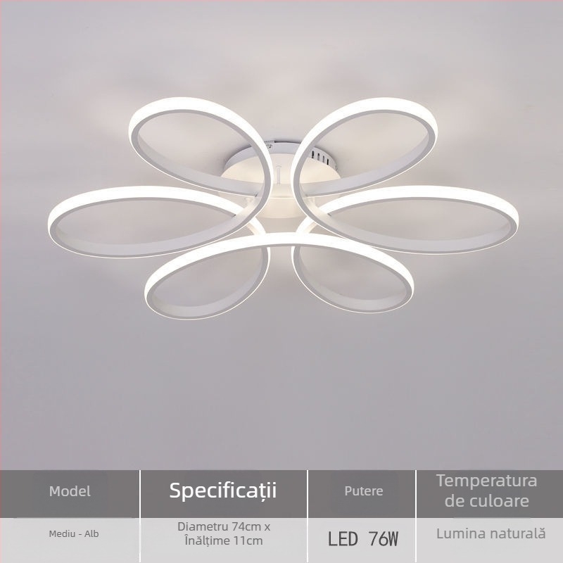 Lampă de plafon LED, model X079, 220V, rază de acoperire 15–30 m², CRI ≥95