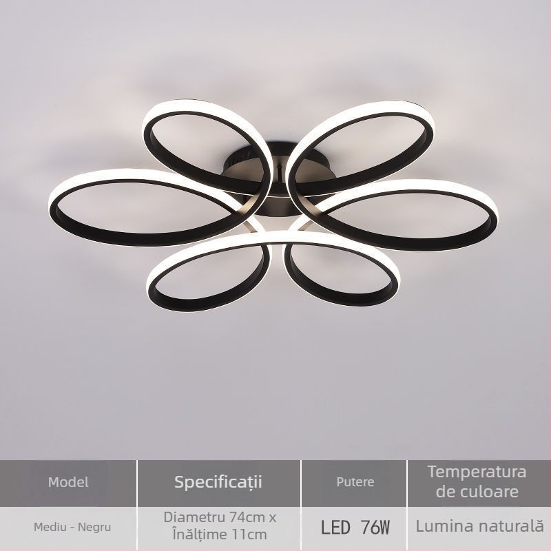 Lampă de plafon LED, model X079, 220V, rază de acoperire 15–30 m², CRI ≥95