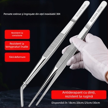 Pensete pentru acvariu și plante, cu cap drept rotund – oțel inoxidabil 304, anti-coroziune, personalizabile