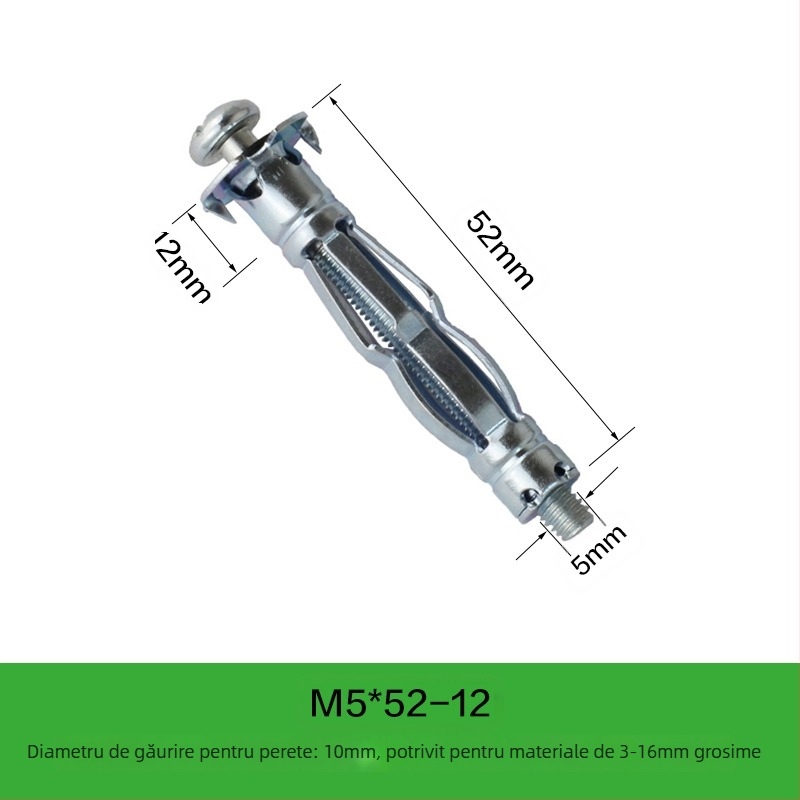 Ryder șurub expandabil pentru cărămidă goală și plăci de gips (M4-M8)