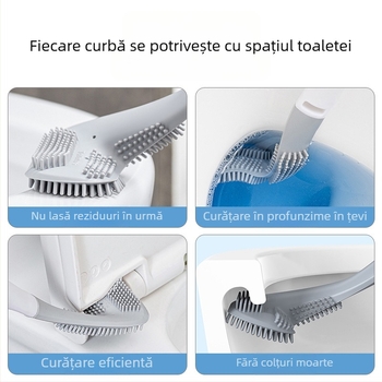 Perie de toaletă fără unghi mort — plastic, greutate 0.5, 1 bucata, ambalaj carton, brand CCKO