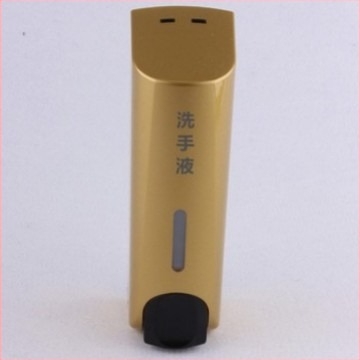 Dispenser de săpun și cutie pentru baie/șampon – ABS, 500 g, Turnare prin injecție, Stil modern minimalist, Acționare prin apăsare manuală