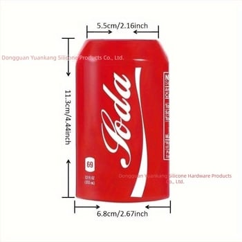 Capac din silicon pentru conserve de băuturi cu logo tipărit (Material: plastic; conform FDA; etichetă privată licențiată; calitate superioară)