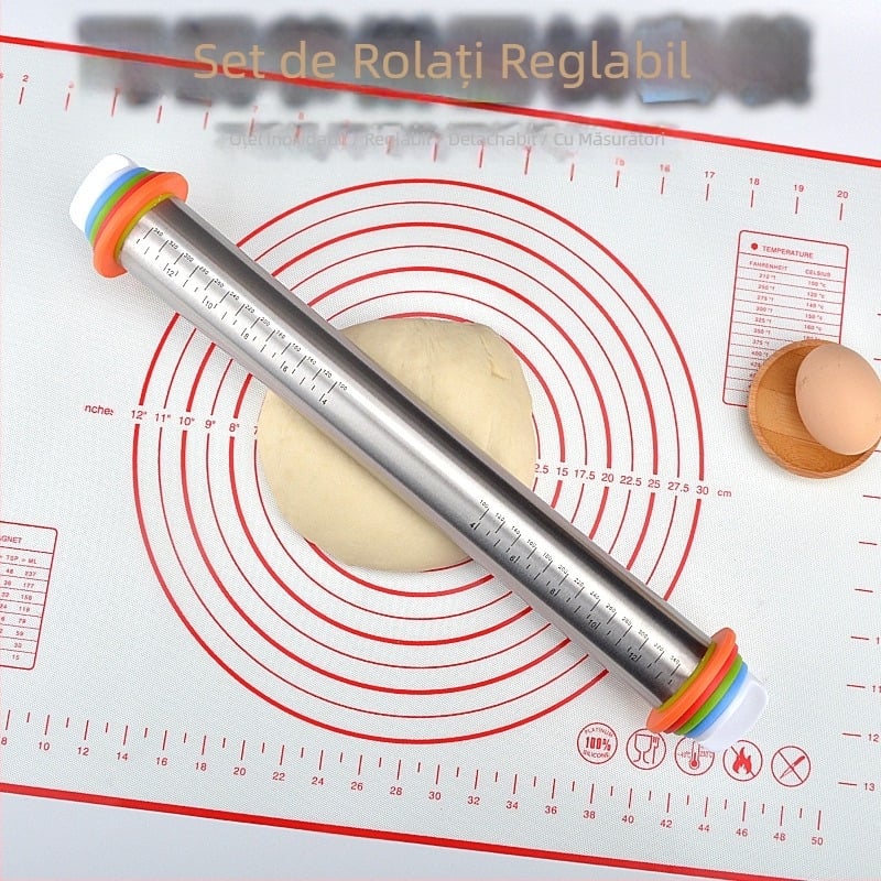 Dawn rulă pentru aluat din oțel inoxidabil – design modern minimalist