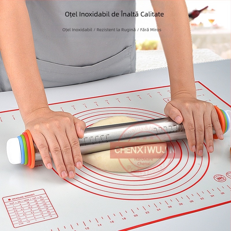 Dawn rulă pentru aluat din oțel inoxidabil – design modern minimalist