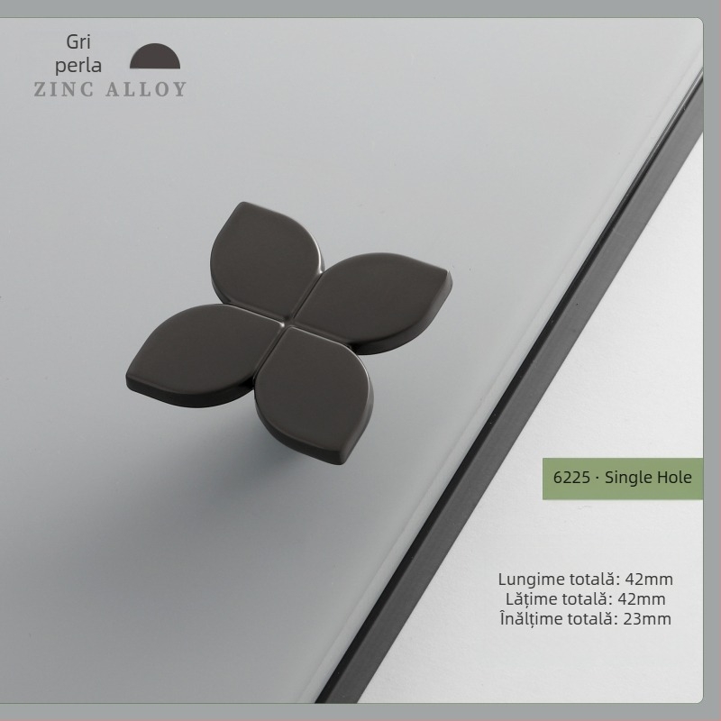 Set de mânere pentru dulapuri — aliaj de zinc, electroplacare, stil modern minimalist, model 6223-6225