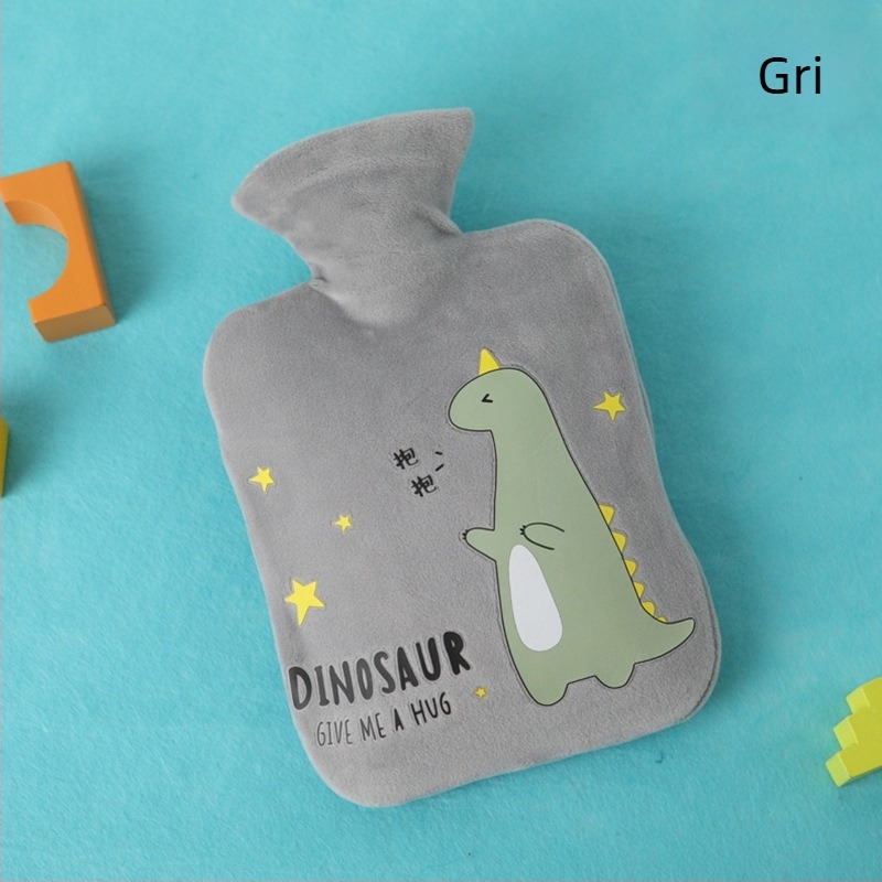 Sticlă cu apă caldă din pluș, design drăguț; PVC de înaltă densitate; încălzire prin umplere cu apă; utilizare multiplă pentru mâini, picioare, talie, abdomen, cap și spate; duală utilizare cald și rece.