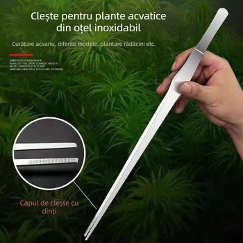 Clește pentru plante acvatice din oțel inoxidabil, cap drept, rezistente la coroziune, personalizabile