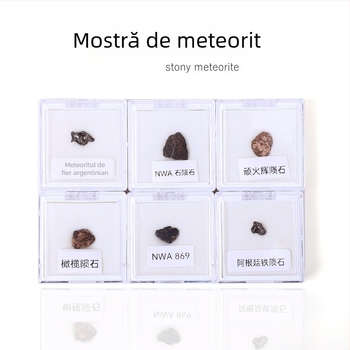 Pandant Campo din meteorit olivin, meteorit de fier, formă geometrică, specimen cadou