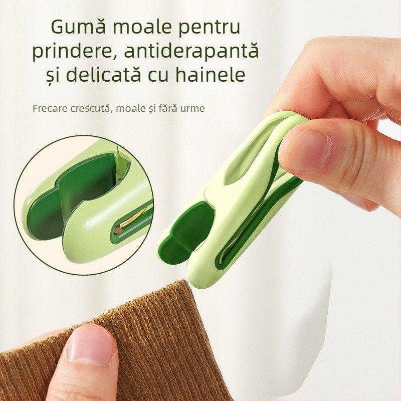 Clip de uscare pentru șosete, prindere puternică, model 4108/5053, plastic, 36 bucăți într-o cutie