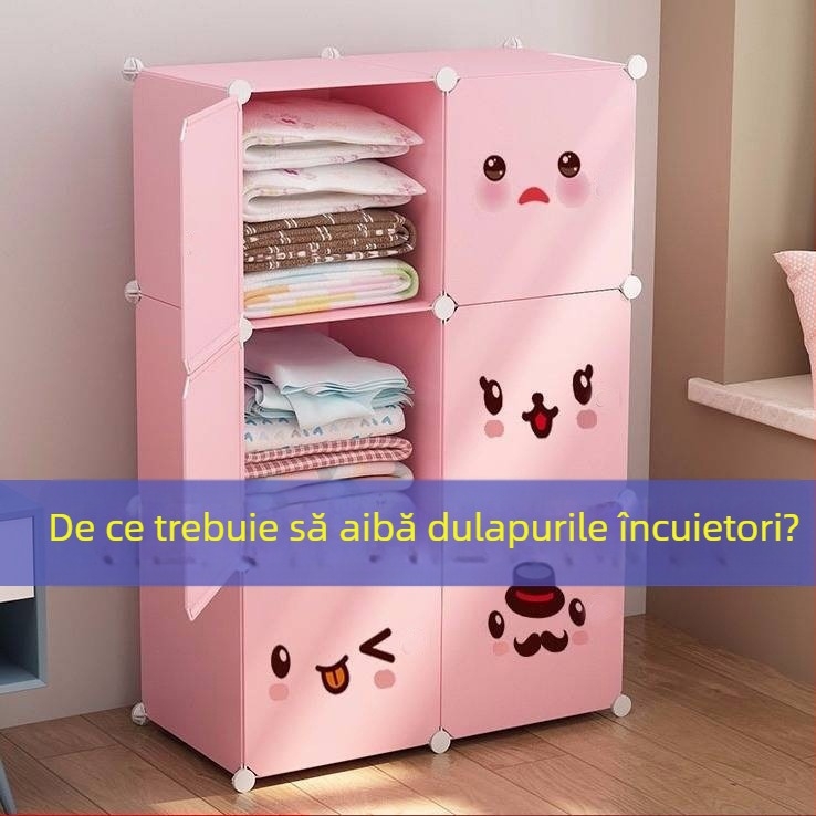 Dulap plastic asamblabil Haishang — montaj facil, 2–12 uși, spațiu pentru haine, raft de depozitare, compartiment complet