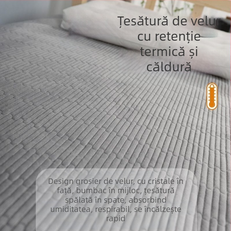 Liuyi velur de lapte - cearșaf cu model geometric, stil modern minimalist, vopsire reactive