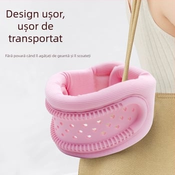 Guler cervical din silicon – respirabil, protecție pentru gât, design anti-îndoire, pentru uz casnic