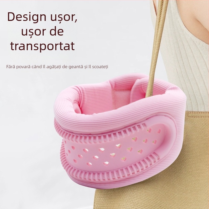 Guler cervical din silicon – respirabil, protecție pentru gât, design anti-îndoire, pentru uz casnic